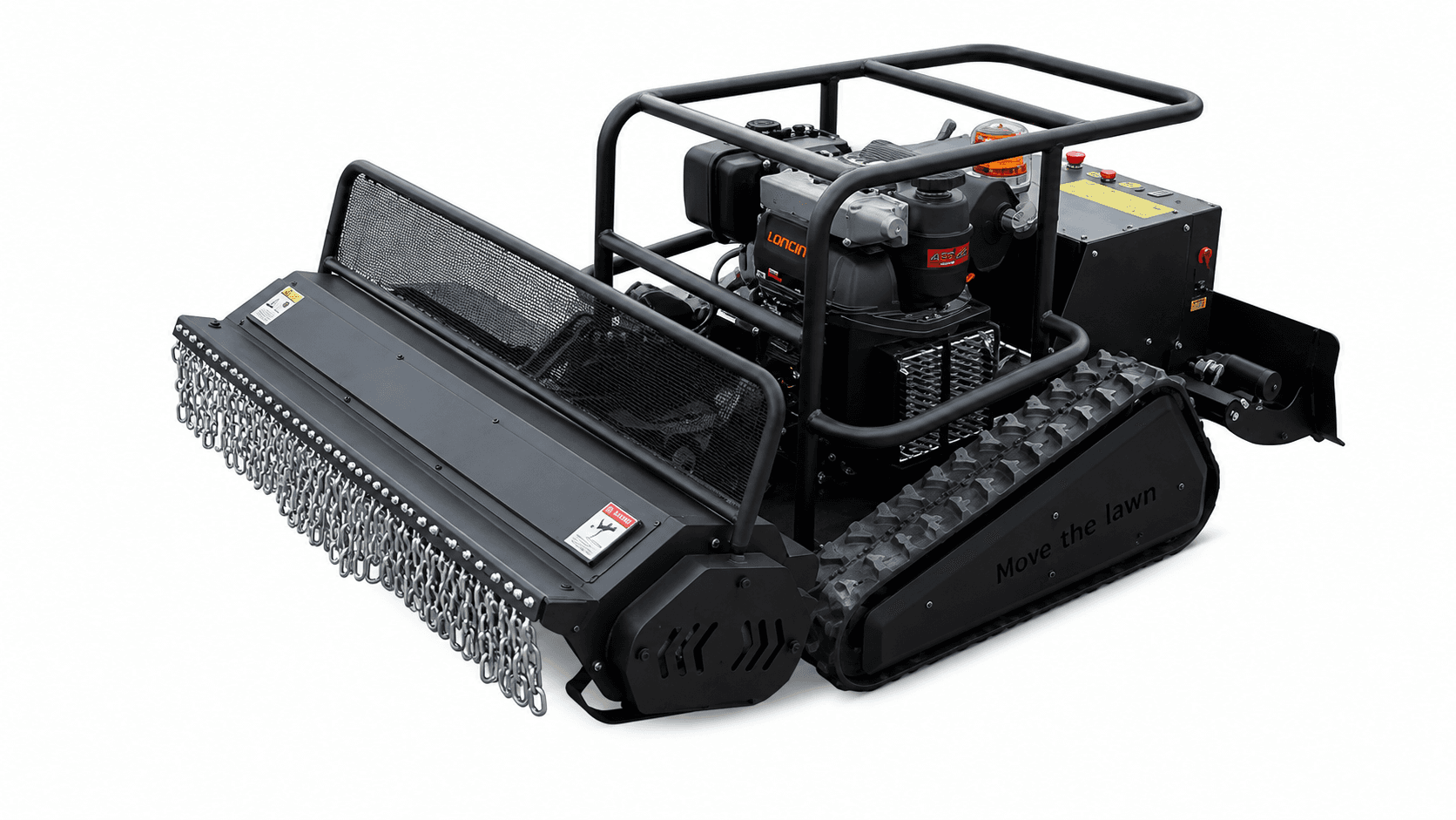 1200 Remote-Controlled Grass Shredder