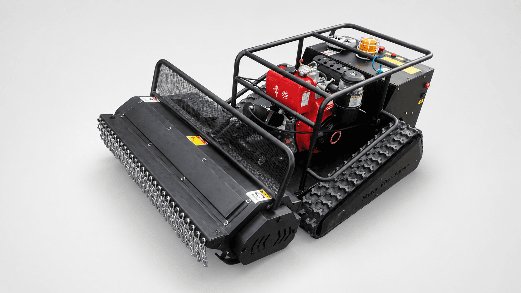 Remote-Controlled Grass Shredders